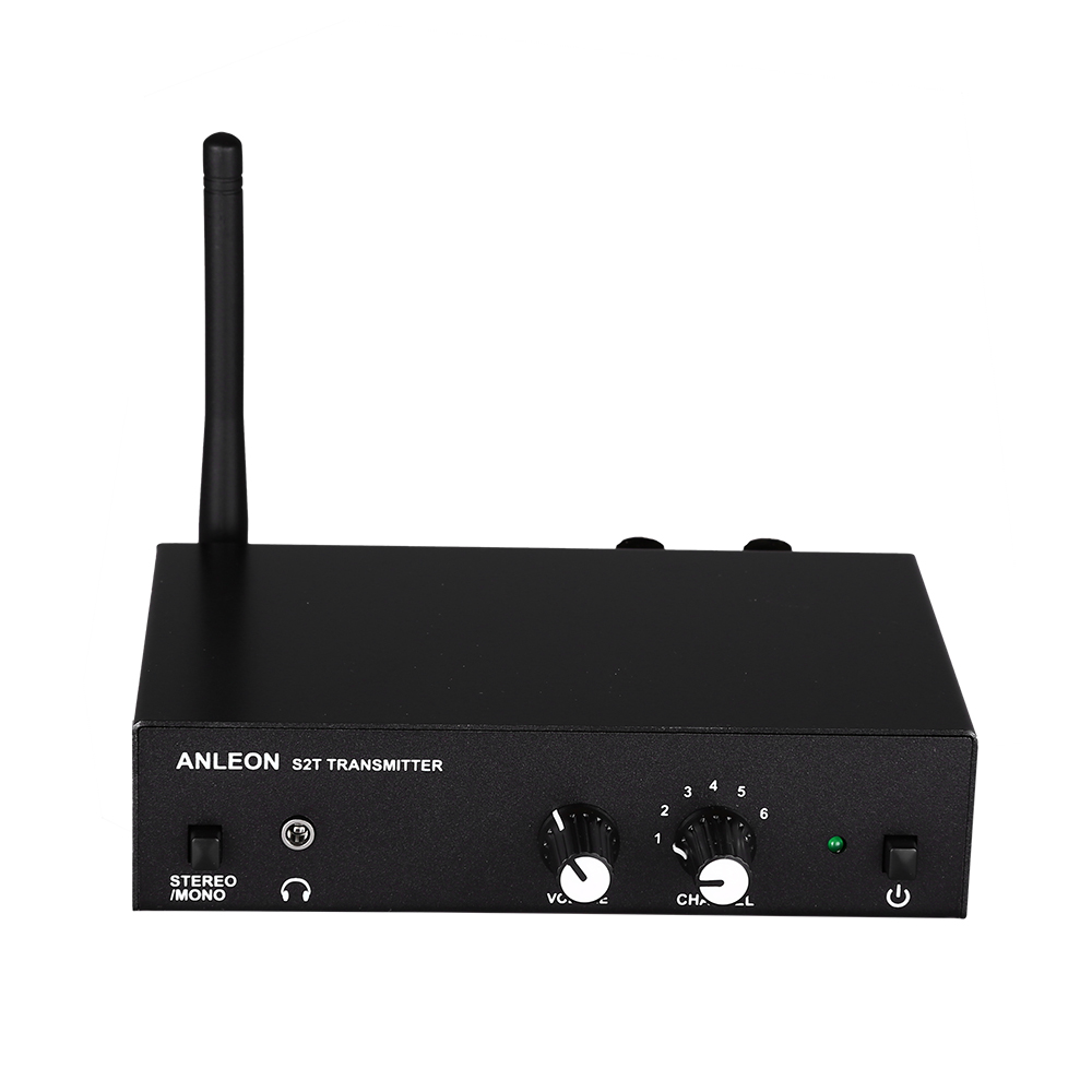 For ANLEON S2 UHF Stereo Wireless Monitor System 670-680MHZ Professional Digital Stage In-Ear Monitor System 2 Receivers
