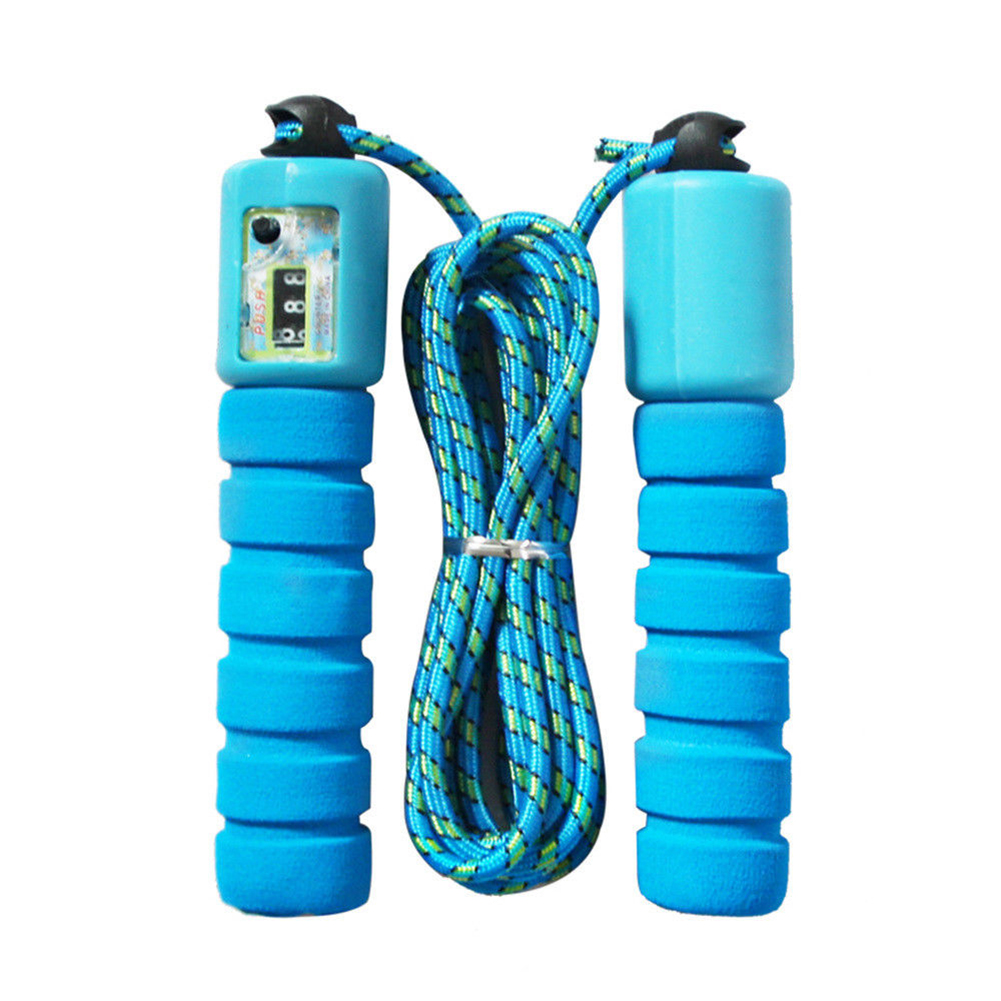 Jump Ropes with Counter Sports Fitness Adjustable Fast Speed Counting Jump Skip Rope Skipping Wire