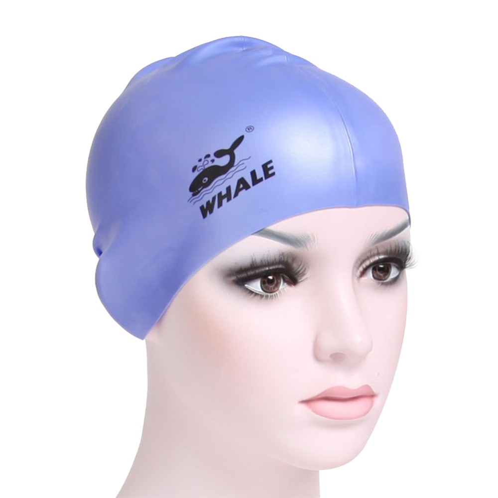 Whale Swimming Cap Soft Silicone Elastic Flexible Durable Sports Swim Swimming Cap Hat For Adults Women Unisex Swimming Caps