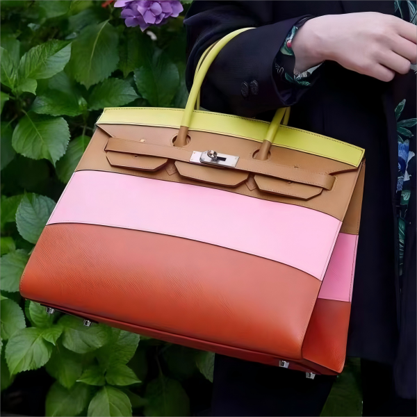 Fashionable Leather Patchwork Tote