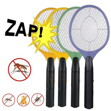 Anti Mosquito Bug Electric Fly Swatter Home Fly Swatter Mosquito Bug Zapper Kills Mosquitoes Safety Mesh Cordless Use AA Battery