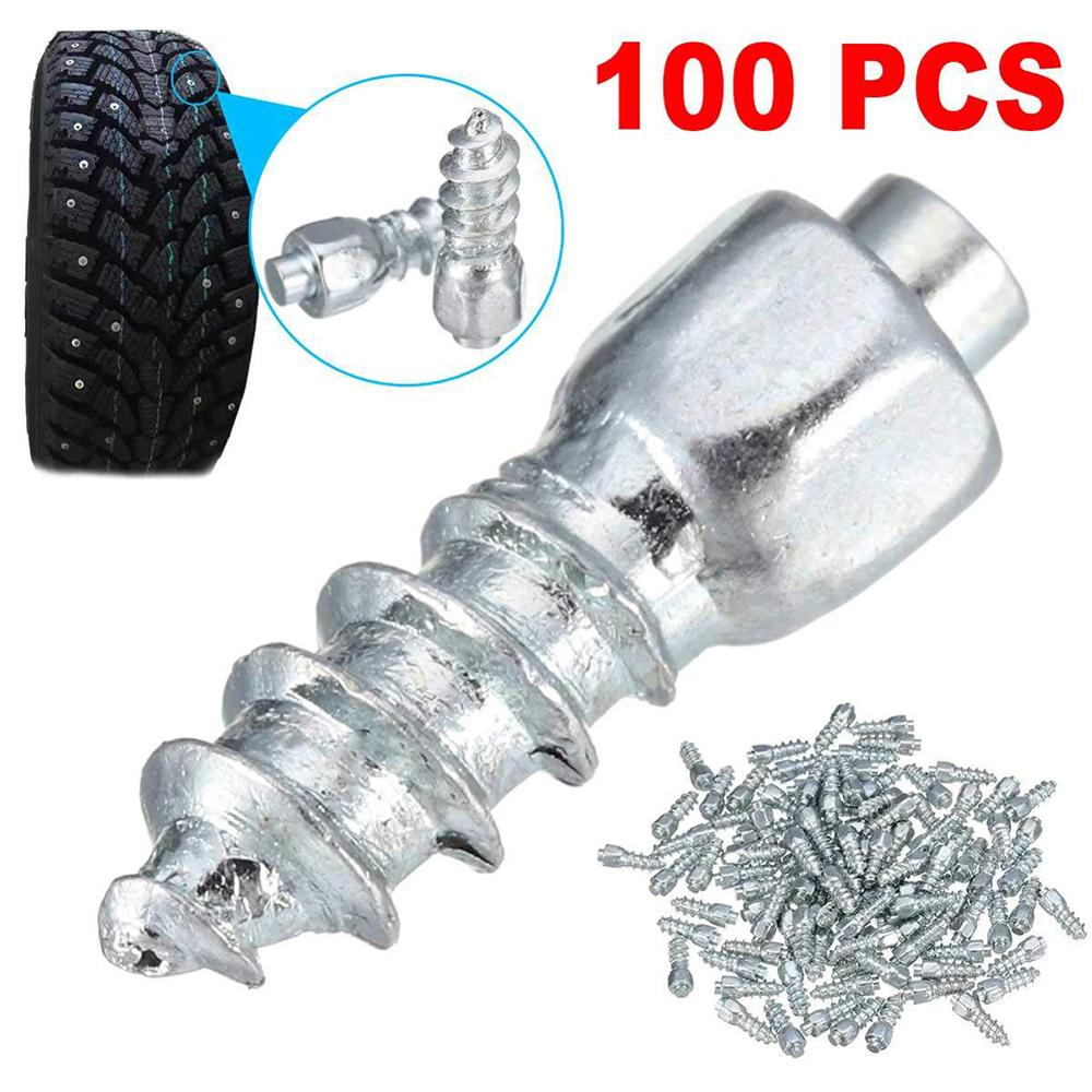 12 mm Carbide Screw Tire Studs Snow Spikes Anti-Slip Anti-ice for Car/SUV/ATV/UTV with Installation Tool Car Accessories