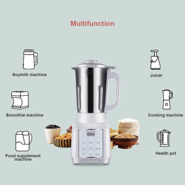 1000ML Small Soymilk Machine Fully Automatic Multi-functional Desktop Juicer Household Kitchen Cooking Cup Heating Filter-free