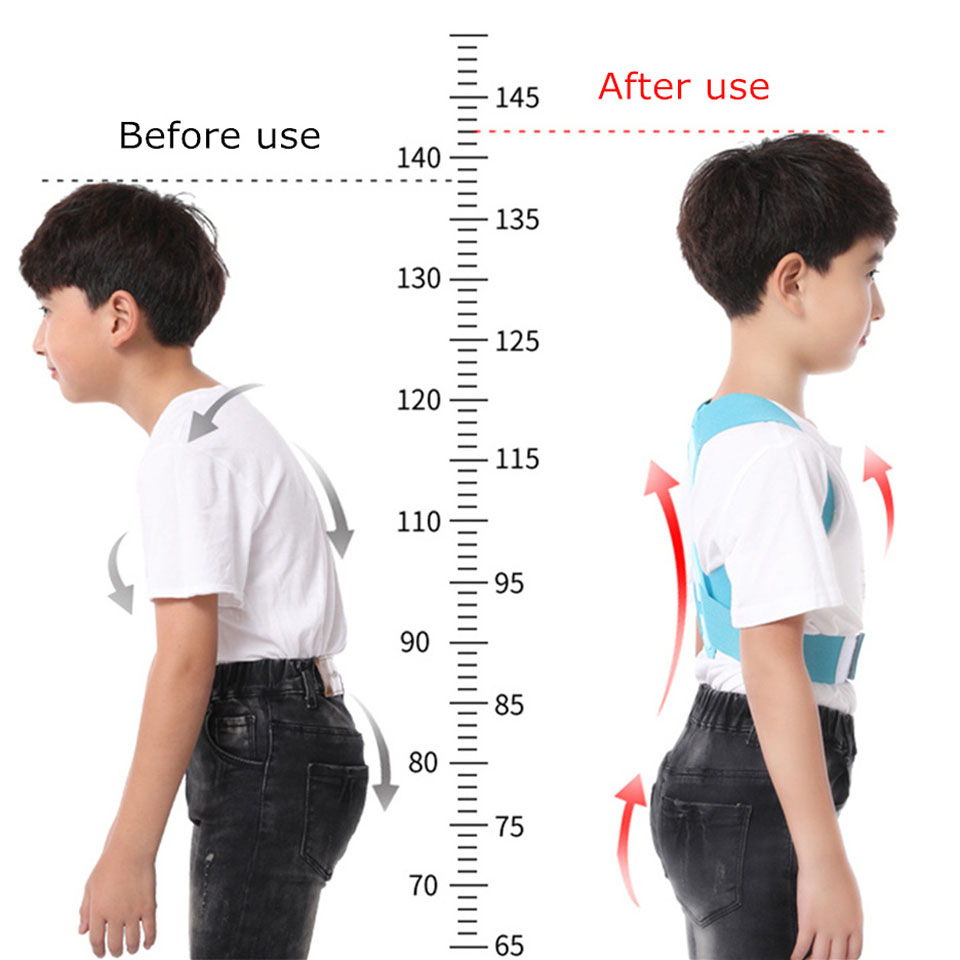 Posture Corrector for Women Men Children Orthopedic Corset Back Support Belt Pain Back Brace Support Belt Straighten Clavicle