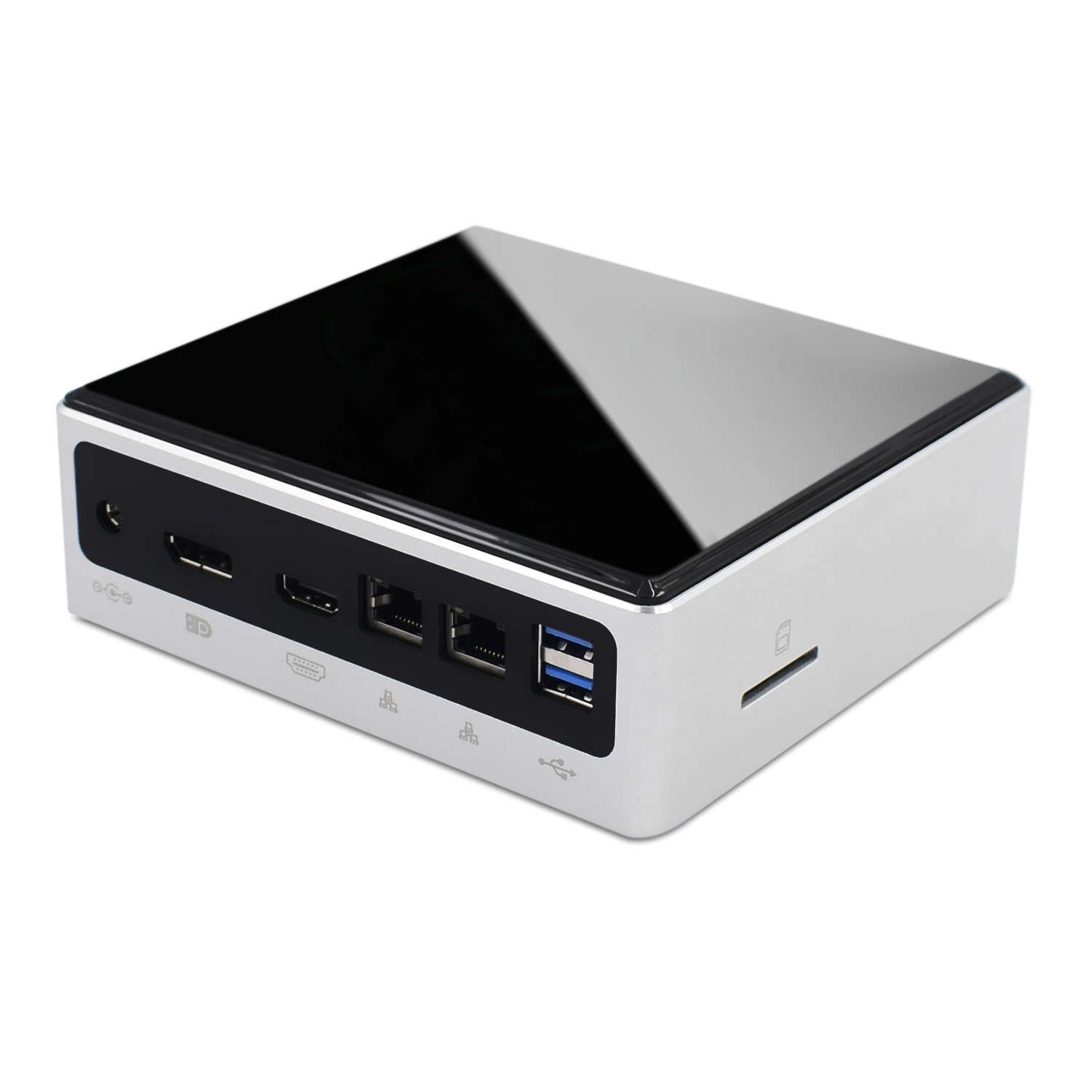 2020New 10th Gen Mini PC Intel i7-10510U i5-8250U 4 Core 2*DDR4 M.2 NVMe NUC Desktop Computer Win10 Pro 2 Lan WiFi USB-C DP HDMI