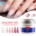 Yayoge 56ml Nail Builder Gel Nails Extension Soak off UV Gel Polish Acrylic Poly Nail Gel Art for Finger Extension