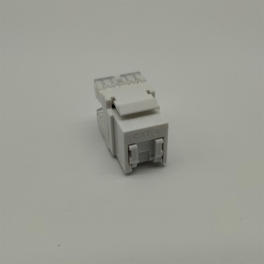 unshielded keystone jack with dust cover