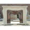 Large Size Egypt Cream Fireplace Mantel