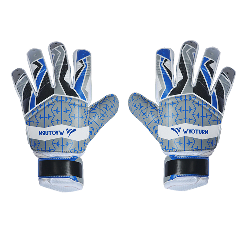 Dropshipping WYOTURN 4MM Thickened Latex Soccer Football Goalie Gloves Soccer Professional Goalkeeper Gloves For Adult Sports