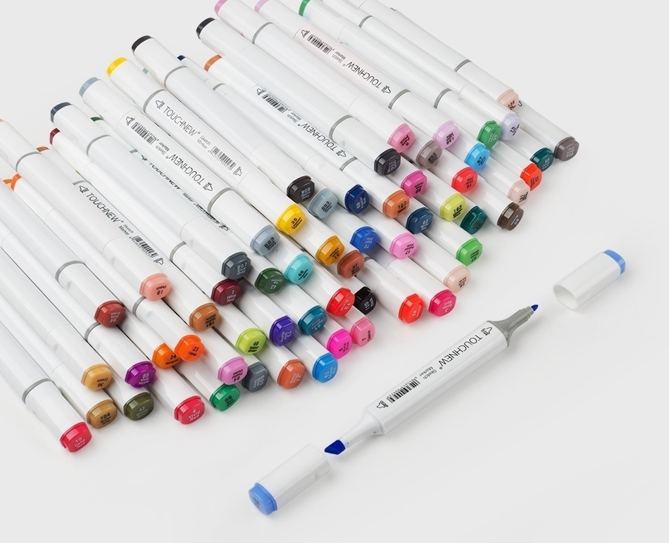 10 Color Sketch Marker Set Twin Tip Graphic Drawing Pen Alcohol Based Artist Double Head Art Marker Pen Optional Color