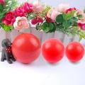 Durable Solid Bite-resistant Elastic Non-toxic and Odorless Red Rubber Pet Toy Dog Ball Toys for Dogs Cats Pet Supplies