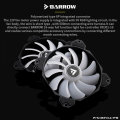 Barrow BF04-PR, PWM Fans, LRC 2.0 5V, 6pin Interface, Light/Speed Integrated Radiator Fans, Need To Work With Controller