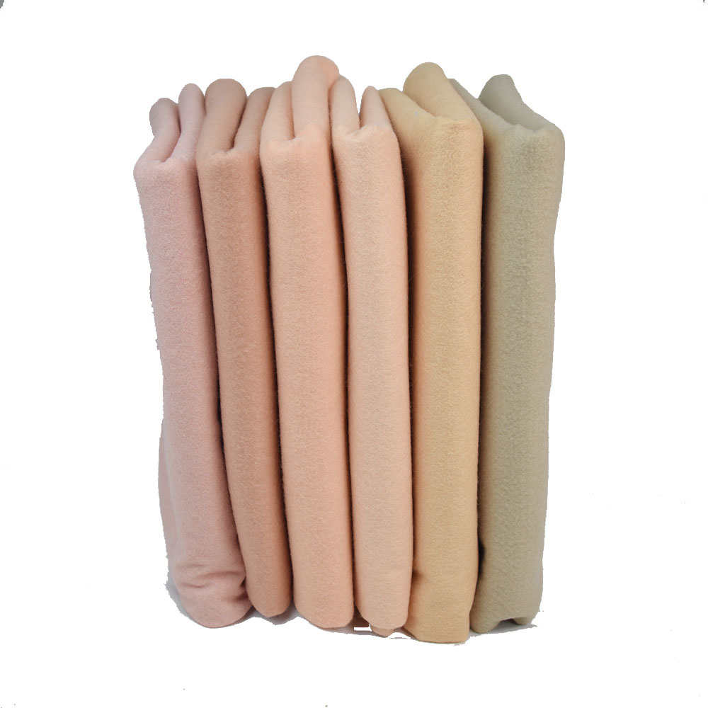 90X91CM 1.4MM Thickness skin pink Soft Felt Fabric Non-Woven Needle vilt handmade Cloth Doll Face manualidades diy feutrine