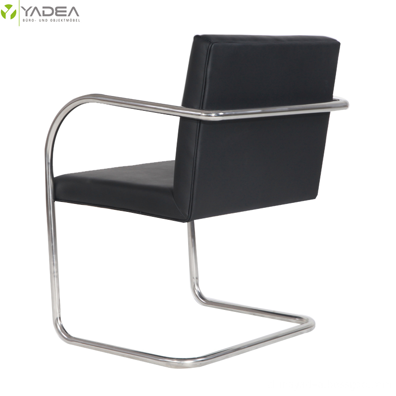 black leather brno chair