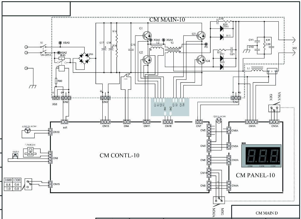 MIG/TIG/MMA Welding Machine Board 3 in 1 Functions For IGBT Inverter Welder SMART MIG-200 250 270