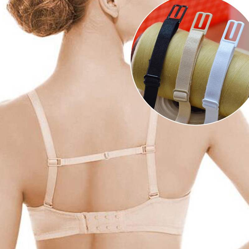 3/5pcs Sexy Underwear Non-slip Buckle Extender Elastic Non-Slip Back Holder Shoulder Bra Straps for Women Gilrs Bra Accessories