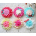 Chiffon Flowers Hollow Lace Bow Hair Barrette Hair Pin , Large Hair Clip, Hair Accessories Jewelry