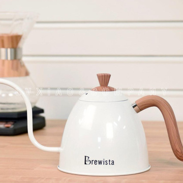 Brewista Coffee Drip Kettles Stovetop Gooseneck Kettle Stainless Steel Coffee Pots Easy Grip Handle 700ml