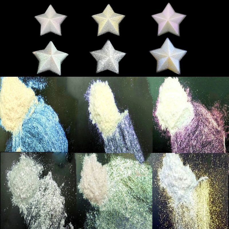 Resin Dye Polarized Powder Mica Pearl Pigments Colorants For Soap Resin Jewelry B85B