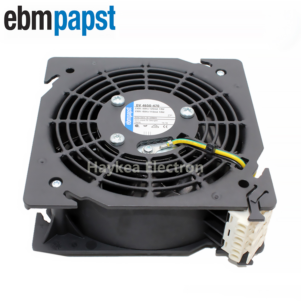 New Original ebm For PAPST DV4650-470 DV 4650-470 230V-50HZ 110MA/120MA 18W/19W Cabinet Cooling Fan