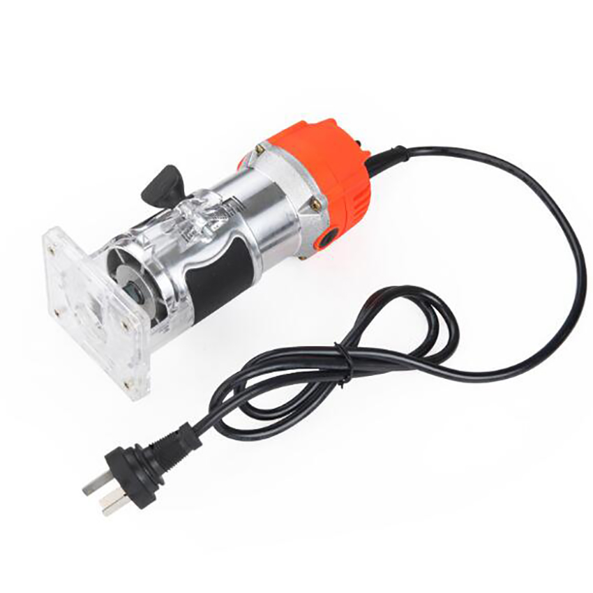 30000rpm 680W Wood Router Trimmer 6.35mm Copper Motor Electric Woodworking Hand Trimmer Engraving Machine Wood DIY Power Tool