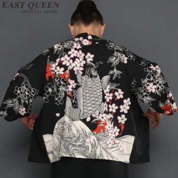 Kimono cardigan men Japanese obi male yukata men's haori Japanese samurai clothing traditional Japanese clothing FF781