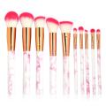 MAANGE 10 pcs/Set Makeup Brushes Sets Multifunctional Eyeshadow Powder Foundation Lip Eyeliner Blush Marble Makeup Brush Tools