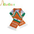 Football Club Knitted Custom Soccer Scarf With Logo Design