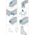 CNC 3D Printer Parts 4pcs/lot 2040 Aluminum Profile European Standard Anodized Linear Rail Aluminum Profile 2040 Extrusion 2040