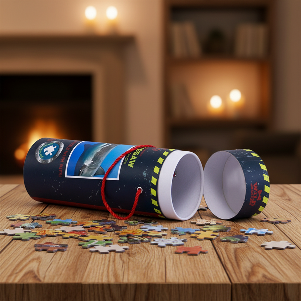 handheld rope gift box with paper tube