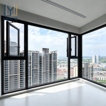 Black Frame Corner Casement Window