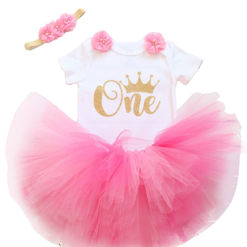 1 Year Birthday Girl Baby Dress Unicorn Party Tutu Girls Dress Newborn Baby Girls 1st Birthday Outfits Toddler Girls Clothes 12M