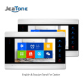 Jeatone 720P/AHD Tuya Smart Video Door Phone Intercom System 7 inch Screen with 100 Viewing Degree Angle Camera, Remote Control