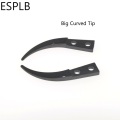 ESPLB Black Ceramic Tweezers Tip Straight/Little Curved/Big Curved Insulated Electronic Cigarette Tweezers Tip