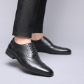 New Arrivals Men Business Dress Shoes Oxford Retro Bullock Classic Business Formal Pointed Toe Leather shoes Zapatos Hombre