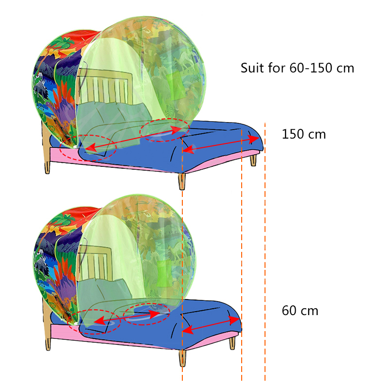 Bubles Wall Dream Tents Toys Baby Pop Up Bed Tent Fantasy Cartoon Snowy Foldable Playhouse Comforting Sleeping Toys for Kids