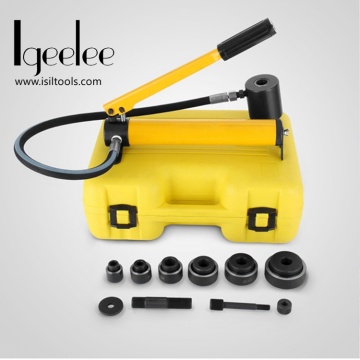 iGeelee 22-60mm Hydraulic Hole Digger SYK-8B Hydraulic Hole Punch Tool Hydraulic Knockout Tool Hydraulic Hole Puncher