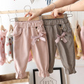 2020 Autumn Clothing for Baby Girls Pants Dot Polka Bow Ruffles Casual Trousers Girls Princess Long Pant Children Clothes