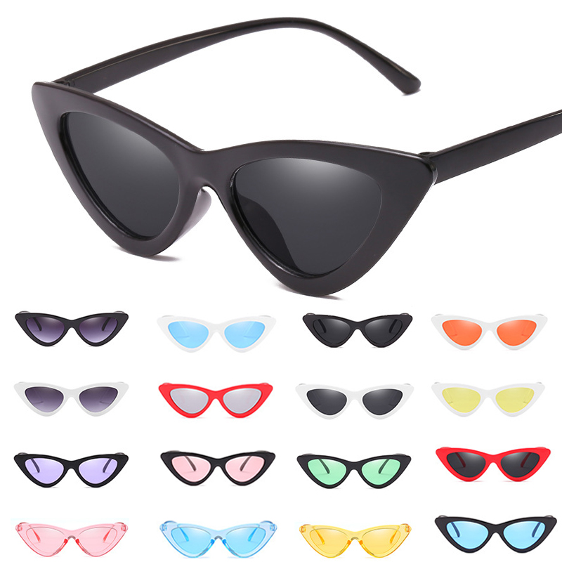 ZUEE Sexy Cat Eye Sunglasses Women Brand Designer Black Triangle Sun Glasses Female Lens Shades for Ladies Eyewear UV400