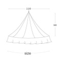 Nordic Kids Bed Canopy Mosquito Net Baby Crib Netting Bed Tent Portable Girl Princess Castle Teepee Child Play Tent House Tipi