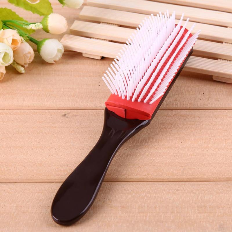 Hot Anti-static 9 Rows Hair Brush Men Oil Comb Hairbrush Hairdressing Scalp Massager Hair Comb Styling Tools