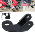 Universal Bike Trailer Coupler Steel Linker Trailer Hitch Adapter Mount Attachment with 2pcs Quick Release Rod (Black)