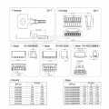 20PCS/LOT GH 1.25mm lying with lock connector SMT Horizontal 2P 3P 4P 5P 6P 8P JST A1257