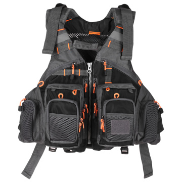 Outdoor Sport Fishing Vest Men Breathable Swimming Life Jacket Safety Waistcoat Survival Utility Hunting Vest Colete Salva-Vidas