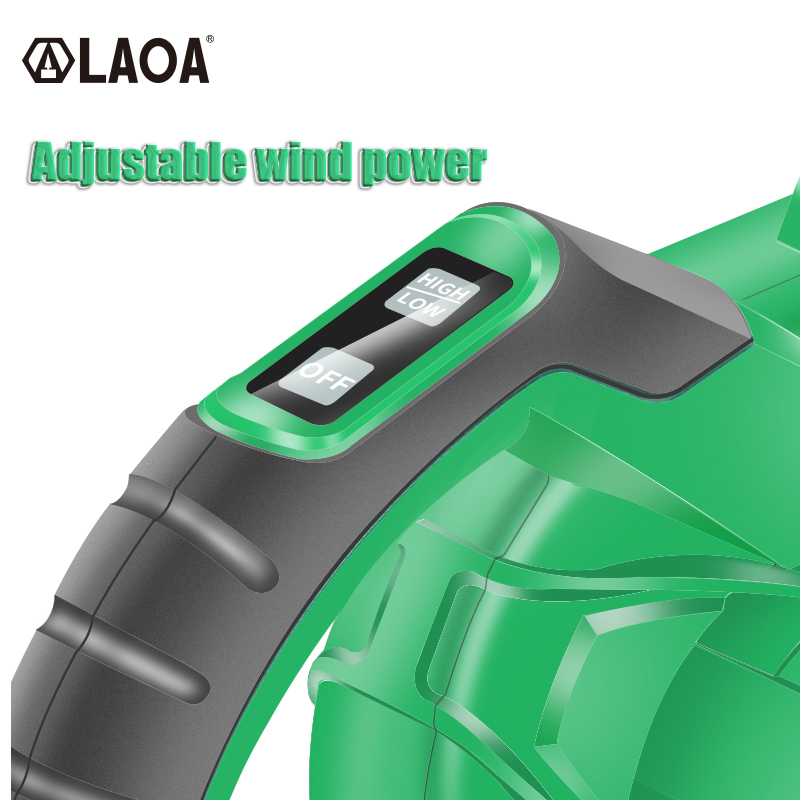 LAOA 14.4V Li-ion Electric Blower Vacuum Cleaner Home Car Cleaner Cordless Air Blower Portable Tools