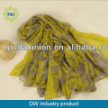 popular voile ladies digital printing paisley scarf
