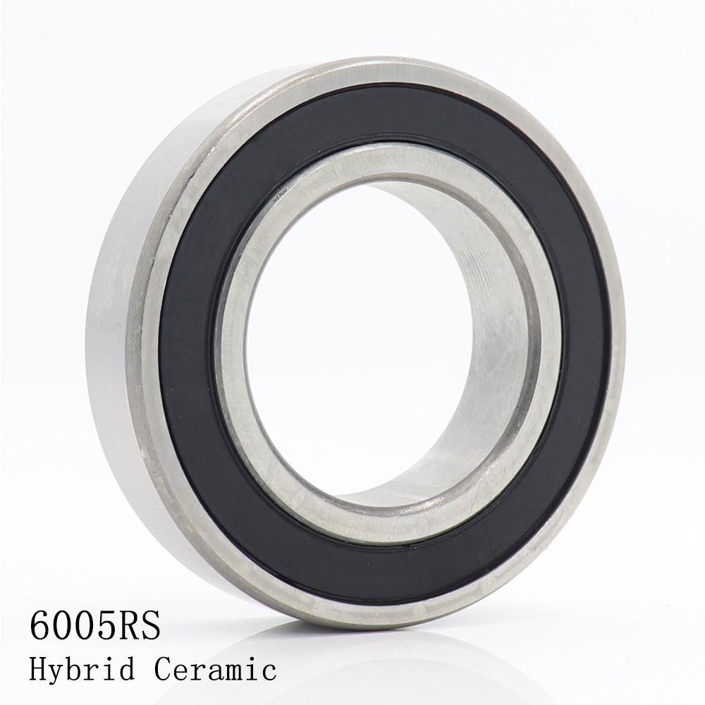 6005 Hybrid Ceramic Bearing 25x47x12 mm ABEC-1 ( 1 PC ) Bicycle Bottom Brackets & Spares 6005RS Si3N4 Ball Bearings