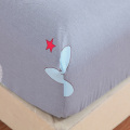 Solstice Home Textile Kid Child Bed Fitted Sheet 100% Cotton Boy Girl Bedding Mattress Cover 100/180*200cm King Queen Single 1Pc