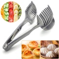 1pc New Multipurpose Stainless Steel Aluminum Alloy Tomato Slicer Clip Lemon Cutter