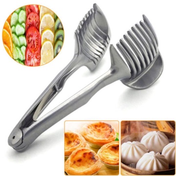 1pc New Multipurpose Stainless Steel Aluminum Alloy Tomato Slicer Clip Lemon Cutter